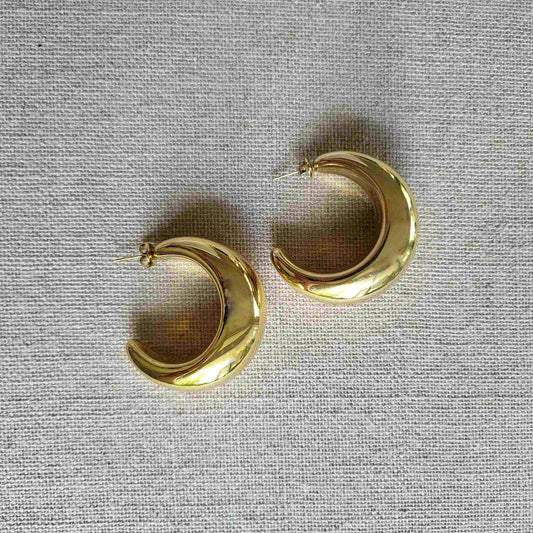 Bold Crescent Earrings