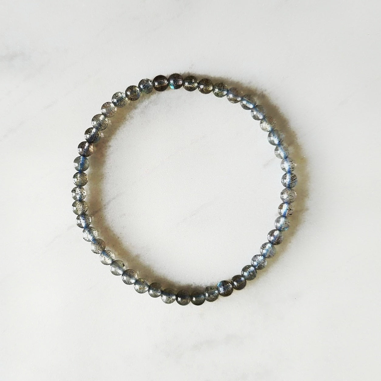 Labradorite 4mm Bracelet
